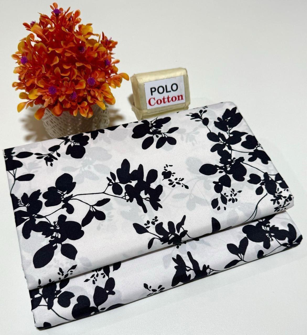 Premium Polo Cotton – Unstitched Ladies Suit